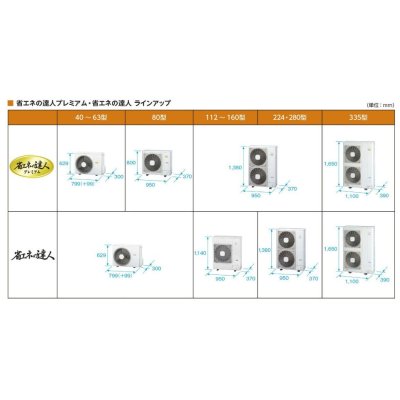 画像2: 福岡・佐賀・長崎・大分・熊本・宮崎・鹿児島・沖縄・業務用エアコン　日立　てんかせ2方向　トリプル　RCID-AP160SHG3　160型（6馬力）　「省エネの達人」　三相200V