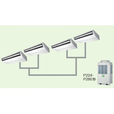 画像1: 福岡・佐賀・長崎・大分・熊本・宮崎・鹿児島・沖縄・業務用エアコン　東芝　天井吊形　同時ダブルツイン　ワイヤードリモコン　省工ネneo　ACEF22475M2　P224（8馬力）　スマートエコR　三相200V　